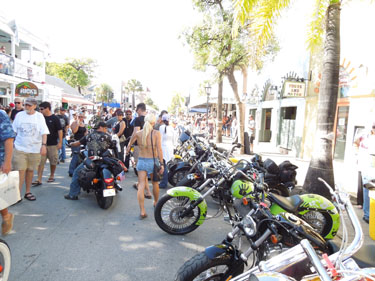 Poker Run 2012 photo - Duval Street, Key West